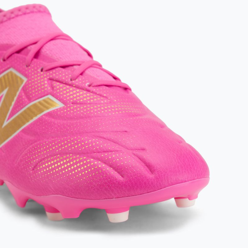 Fußballschuhe Kinder New Balance Schuhe Tekela Team V5 pink heat/metallic gold/pink satin 7