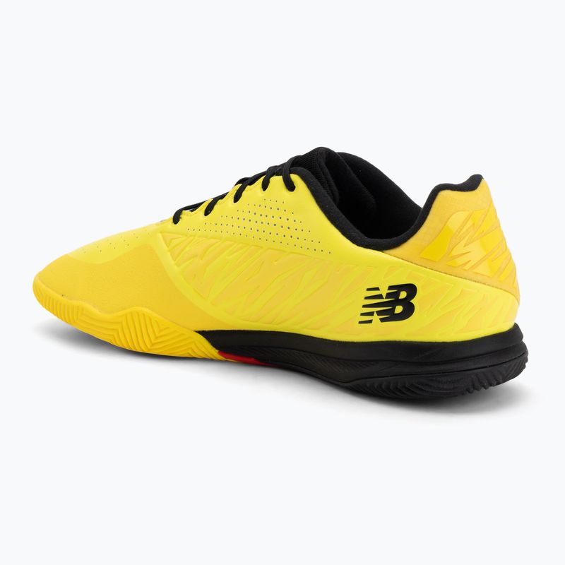 Fußballschuhe New Balance Schuhe Furon Pro V8 IN punch yellow/black 100/fire cracker 2