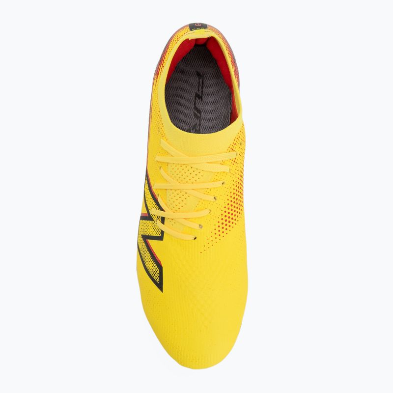 Fußballschuhe New Balance Furon Elite V8 SG punch yellow/black 100/fire cracker 5