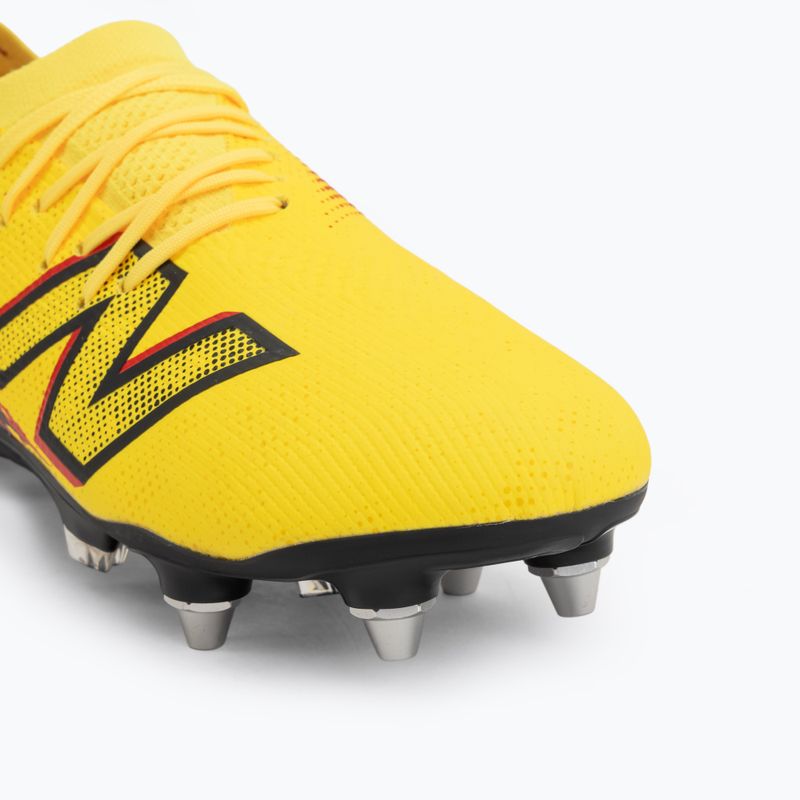 Fußballschuhe New Balance Furon Elite V8 SG punch yellow/black 100/fire cracker 7