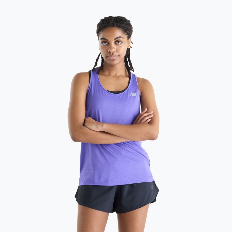 Laufshirt Damen New Balance Schuhe Sport Essentials Tank electric purple