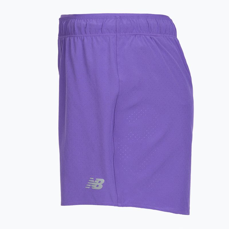 Laufshorts Damen New Balance Schuhe RC 5" electric purple 10