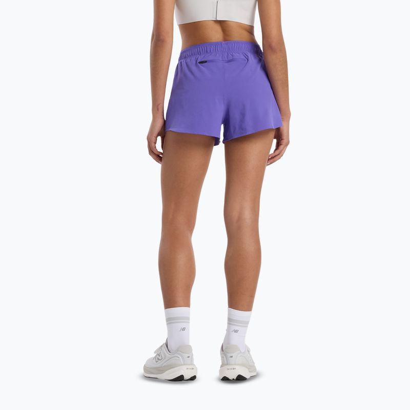 Damen-Shorts New Balance RC Seamless 3" electric purple 3