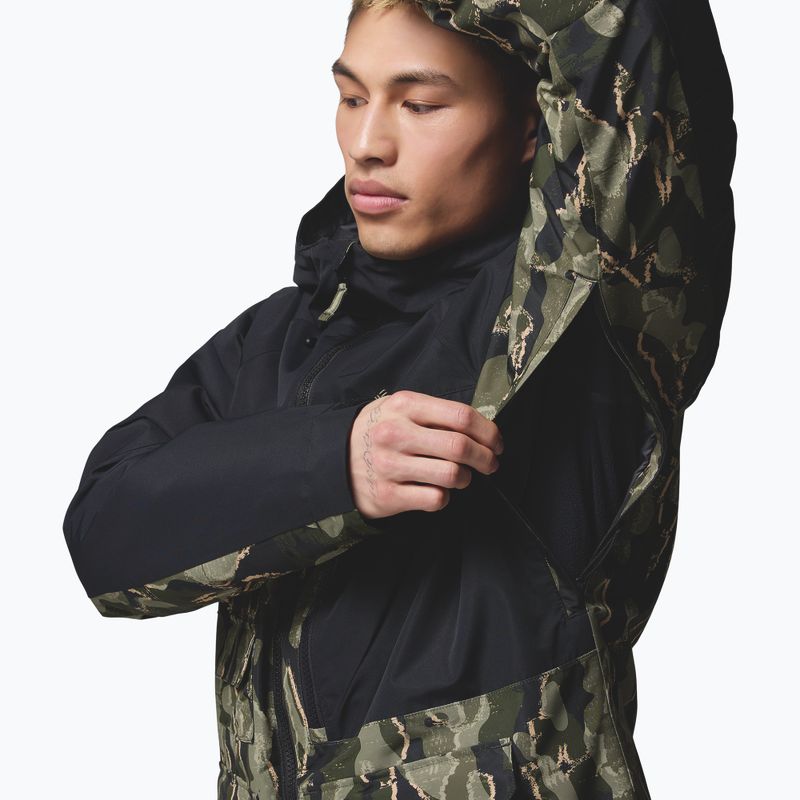 Herren Snowboardjacke Columbia Coreshot Print Greenscape Treebark Print/Black 8