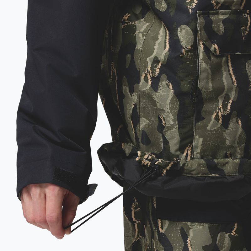 Herren Snowboardjacke Columbia Coreshot Print Greenscape Treebark Print/Black 11