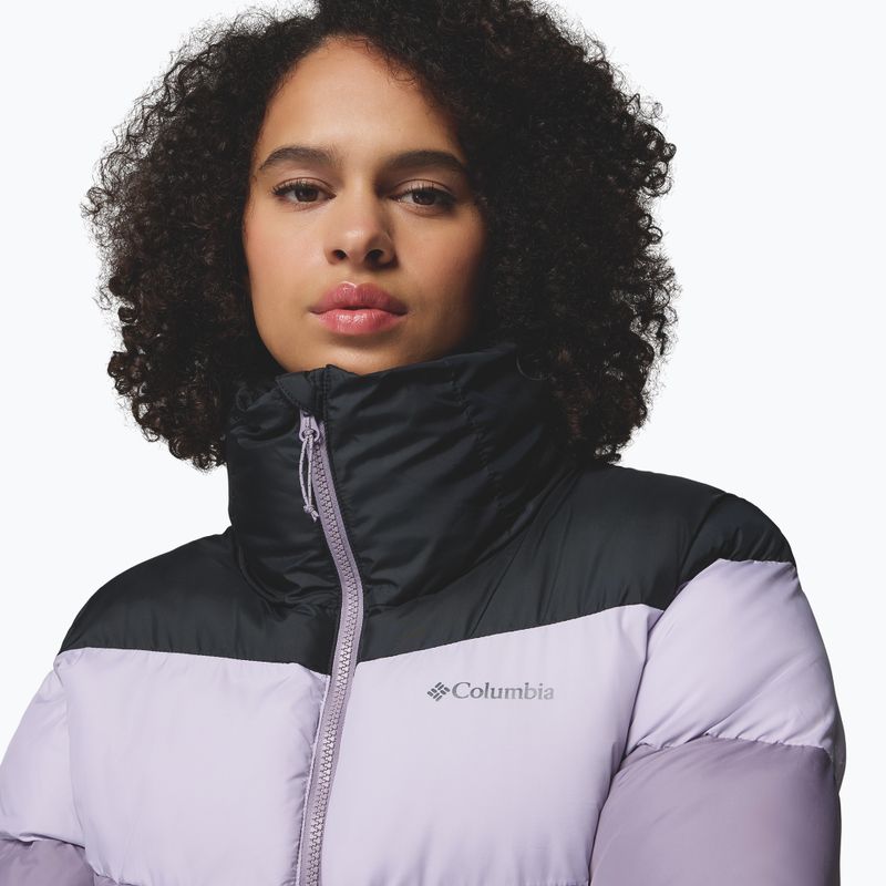 Wattierte Damenjacke Columbia Puffect II Colorblock shale purple/lavender pearl/black 6