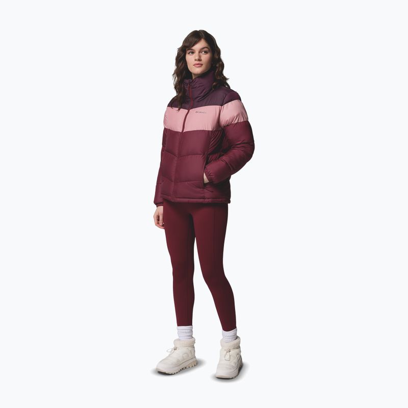 Damen-Pufferjacke Columbia Puffect II Colorblock rich wine/eraser pink/moonvista 2