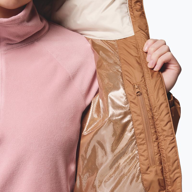 Gefütterte Damenjacke Columbia Pike Lake canoe/camel brown/dark stone 10