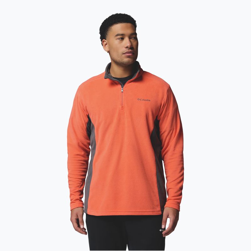 Herren-Fleecejacke Columbia Klamath Range II HZ zing/shark