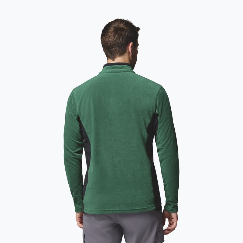 Fleecejacke für Herren Columbia Klamath Range II HZ Rain Forest/Black 3