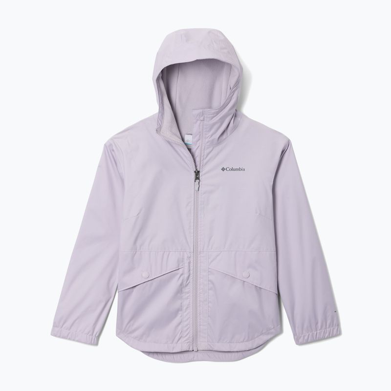 Regenjacke Kinder Columbia Rainy Trails II Fleece lavender pearl