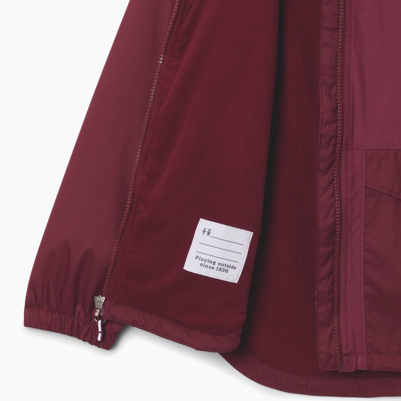 Regenjacke Kinder Columbia Rainy Trails II Fleece rich wine 3