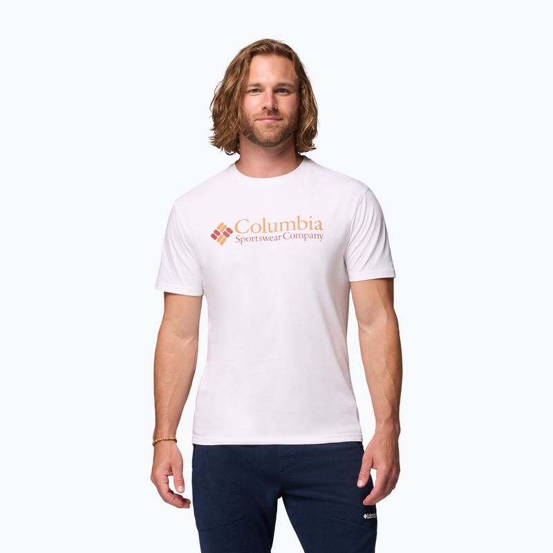 Herren-T-Shirt Columbia CSC Basic logo white/csc retro logo