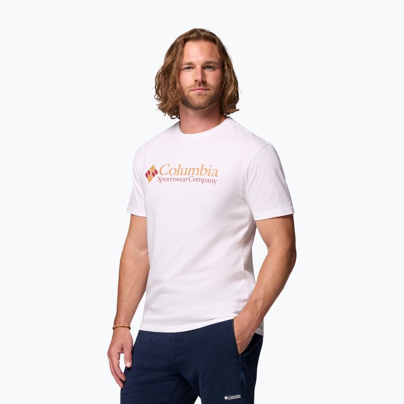 Herren-T-Shirt Columbia CSC Basic logo white/csc retro logo 4
