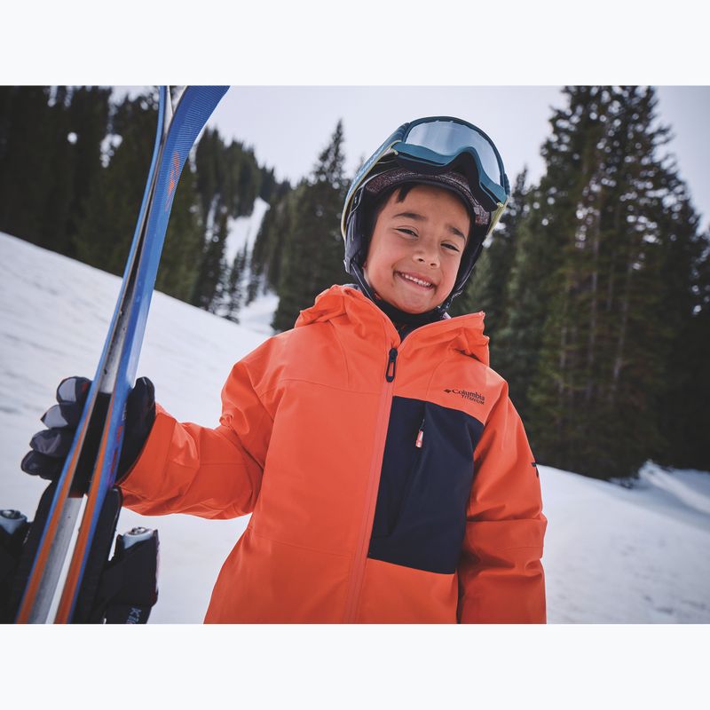 Kinder-Skijacke Columbia Holcomb Grove zing/black 5
