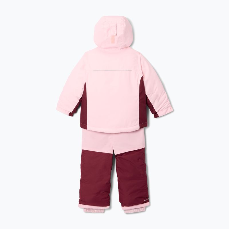 Kinder-Ski-Set Columbia Buga IIi Set satin pink/rich wine 2