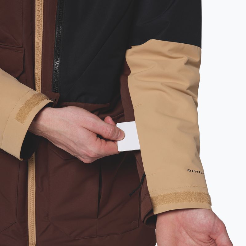 Herren Snowboardjacke Columbia Coreshot tobacco/black/canoe 9