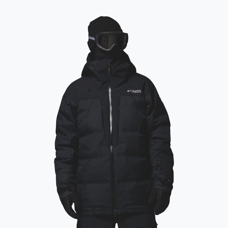 Herren-Skijacke Columbia Glacier Ridge Down black