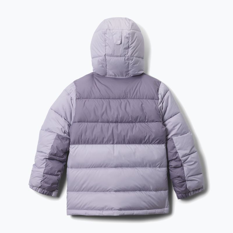 Gefütterte Jacke Kinder Columbia Pike Lake II Hooded lavender pearl/shale purple 2
