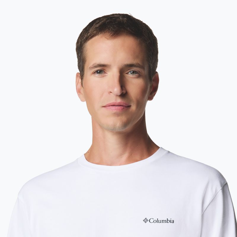 Herren-Sweatshirt Columbia Explorers Canyon white/branded blanket 5