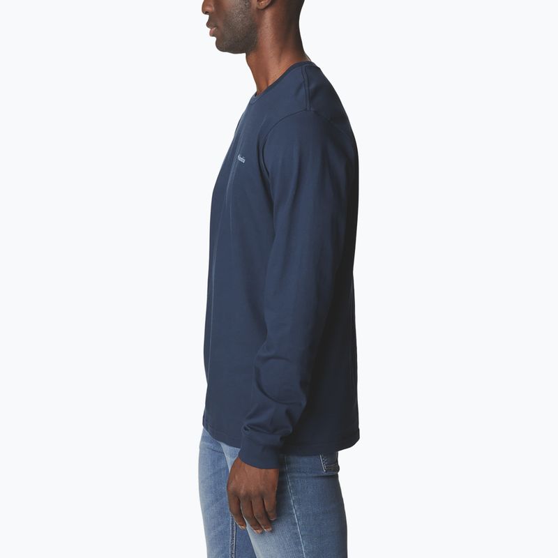 Herren-Sweatshirt Columbia Explorers Canyon collegiate navy gebrandete Decke 3