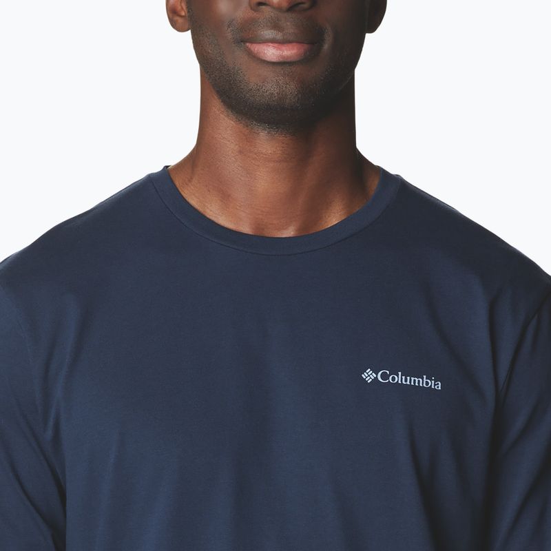 Herren-Sweatshirt Columbia Explorers Canyon collegiate navy gebrandete Decke 4