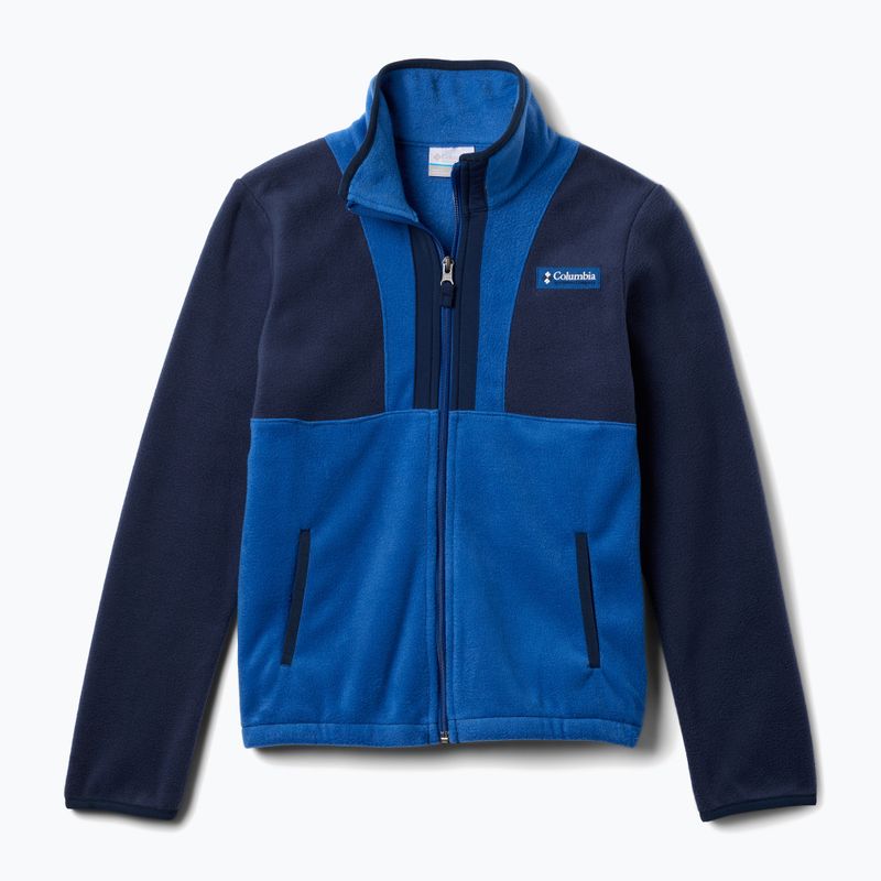 Herren-Fleecejacke Columbia Back Bowl II Full Zip collegiate navy/mountain blue