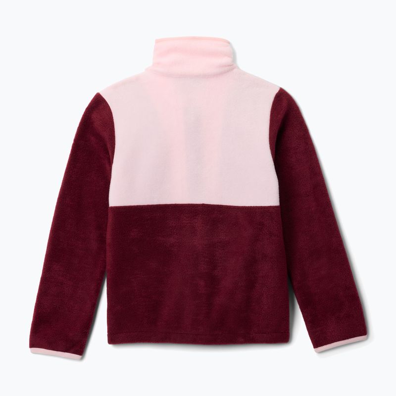 Herren-Fleecejacke Columbia Back Bowl II Full Zip rich wine/satin pink 2