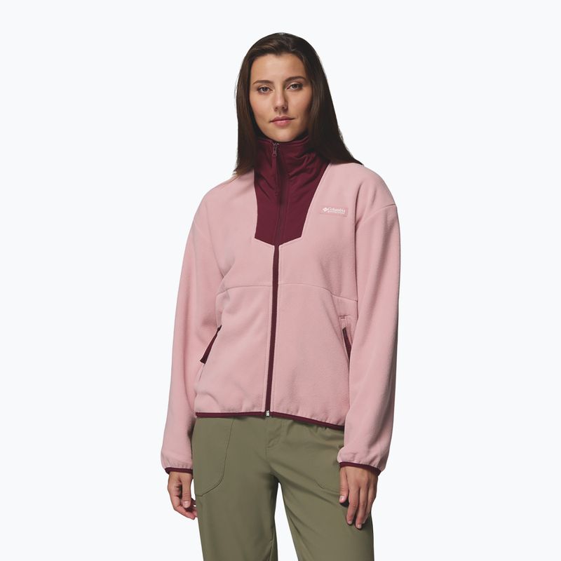 Damen-Fleecejacke Columbia Sequoia Grove Full Zip eraser pink/rich wine 4