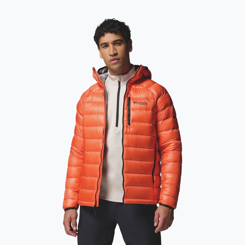 Daunenjacke Herren Columbia Arctic Crest Down Hooded zing 5