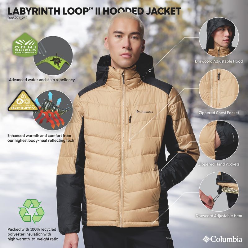 Herrenjacke Columbia Labyrinth Loop II Hooded 11