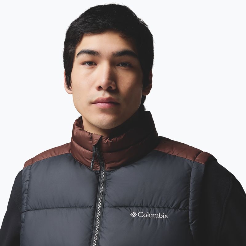 Herrenweste Columbia Pike Lake II tobacco/black 8