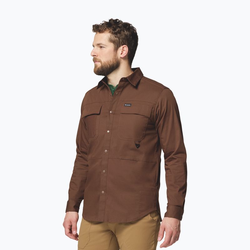 Hemd Herren Columbia Landroamer Twill tobacco 4
