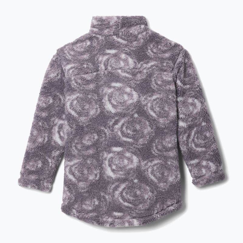 Kinder-Fleecejacke Columbia West Bend Printed FZ shale purple rosecity 2