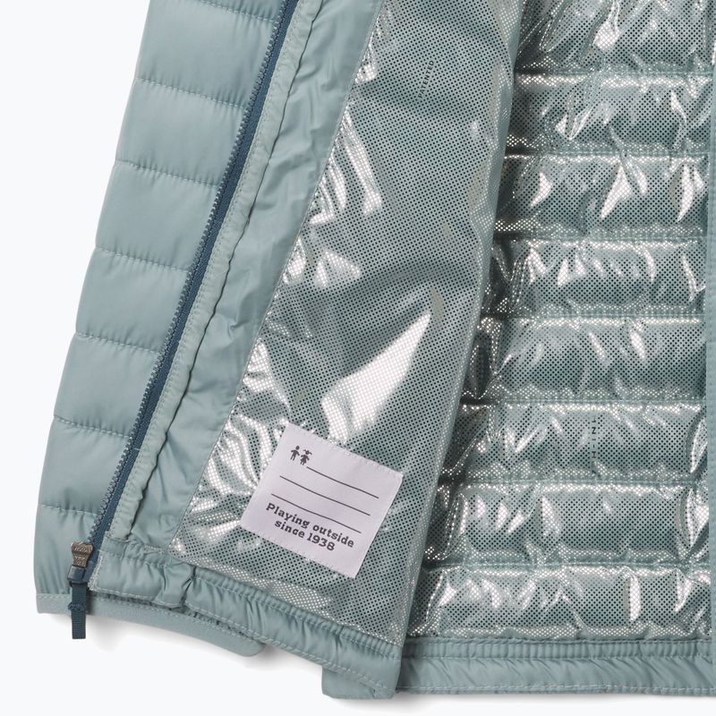 Gefütterte Jacke Kinder Columbia Powder Lite II Hooded crushed blue 3