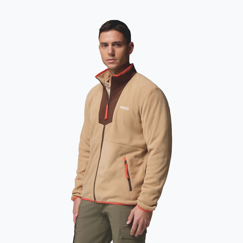 Herren-Fleecejacke Columbia Sequoia Grove FZ Fleece canoe/tobacco 4
