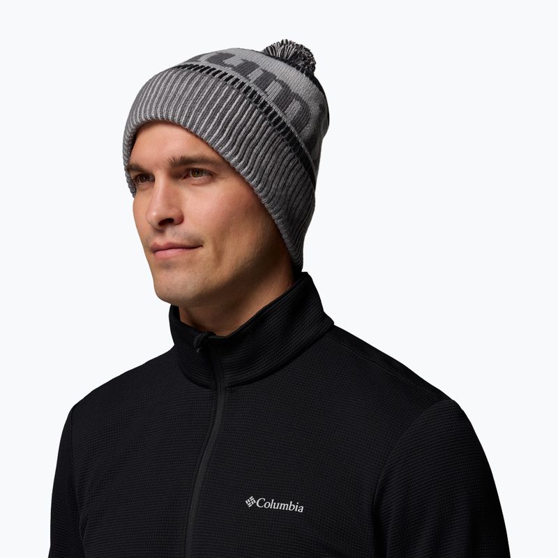 Wintermütze Columbia Polar Powder III city grey/black/columbia grey 7
