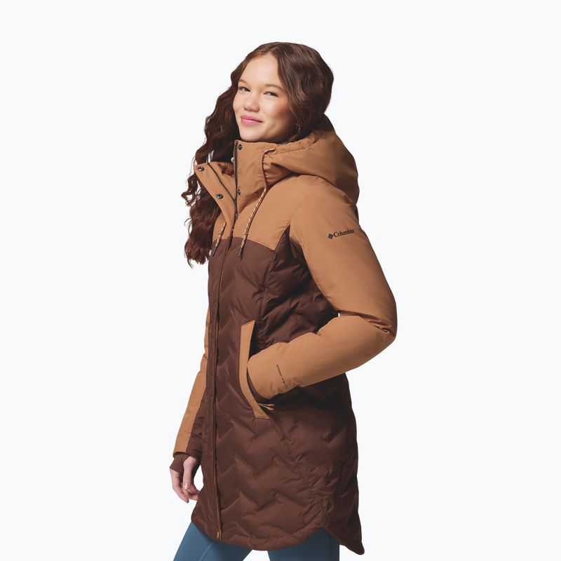 Damen-Daunenmantel Columbia Mountain Croo III Mid Down tobacco/camel brown 4