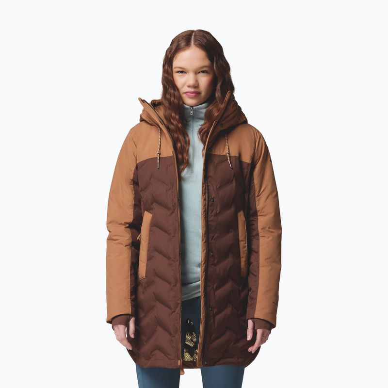 Damen-Daunenmantel Columbia Mountain Croo III Mid Down tobacco/camel brown 5