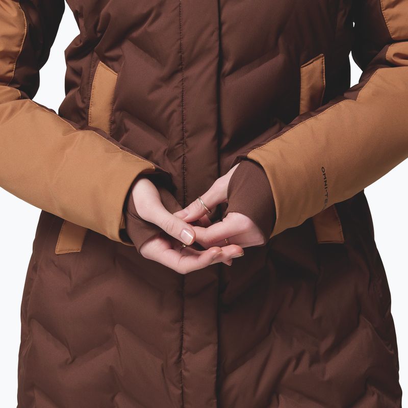 Damen-Daunenmantel Columbia Mountain Croo III Mid Down tobacco/camel brown 8