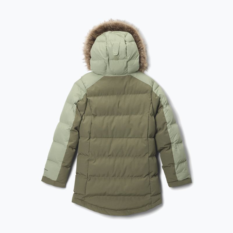 Gefütterte Jacke Kinder Columbia Girl's Marquam Peak Fusion II stone green/safari 2