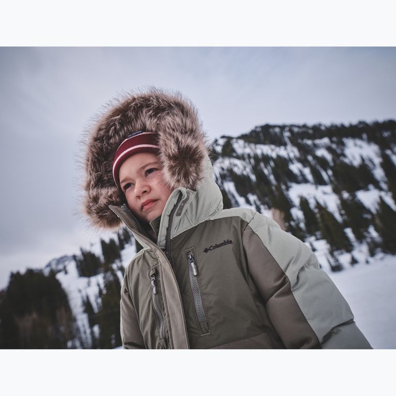 Gefütterte Jacke Kinder Columbia Girl's Marquam Peak Fusion II stone green/safari 9