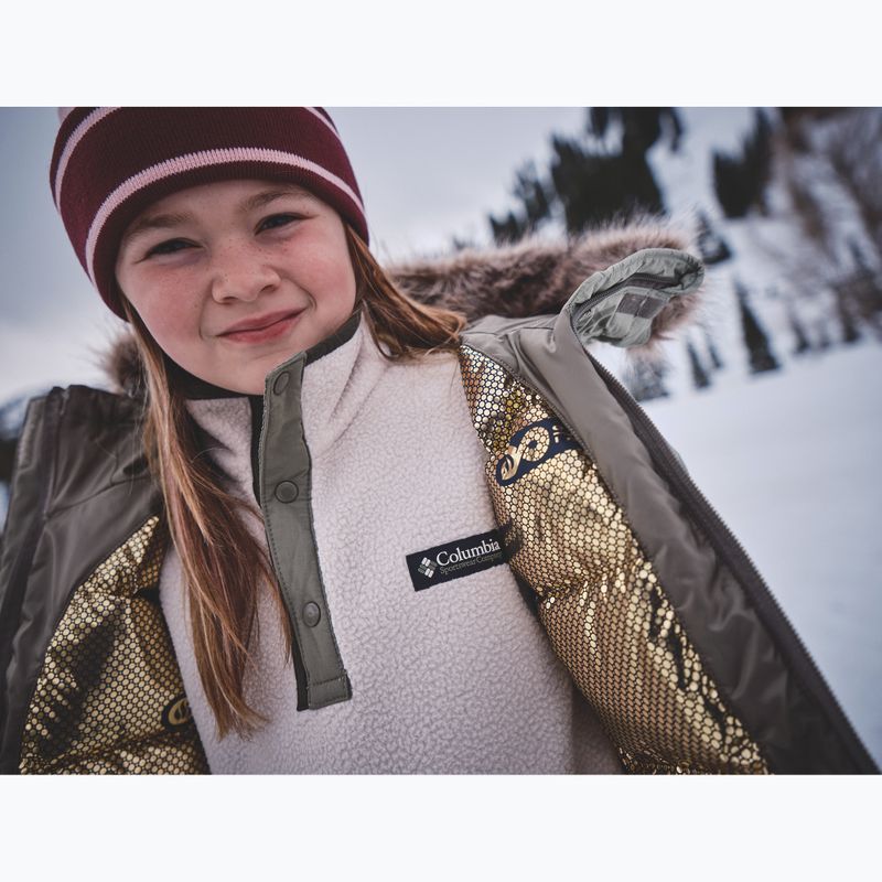 Gefütterte Jacke Kinder Columbia Girl's Marquam Peak Fusion II stone green/safari 10