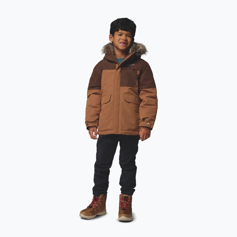 Gefütterte Kinderjacke Columbia Nordic Strider II camel brown/tobacco 2