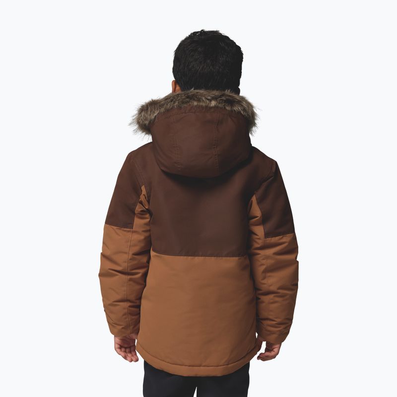Gefütterte Kinderjacke Columbia Nordic Strider II camel brown/tobacco 3