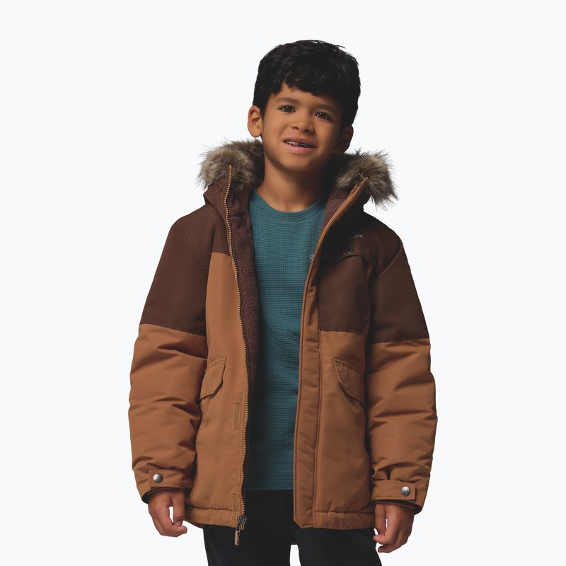 Gefütterte Kinderjacke Columbia Nordic Strider II camel brown/tobacco 5