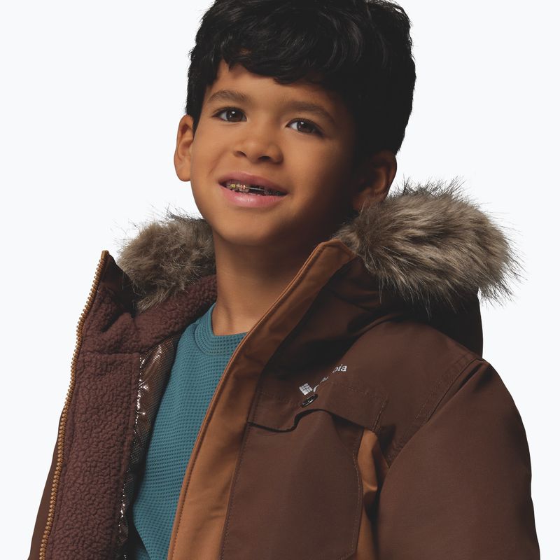 Gefütterte Kinderjacke Columbia Nordic Strider II camel brown/tobacco 6