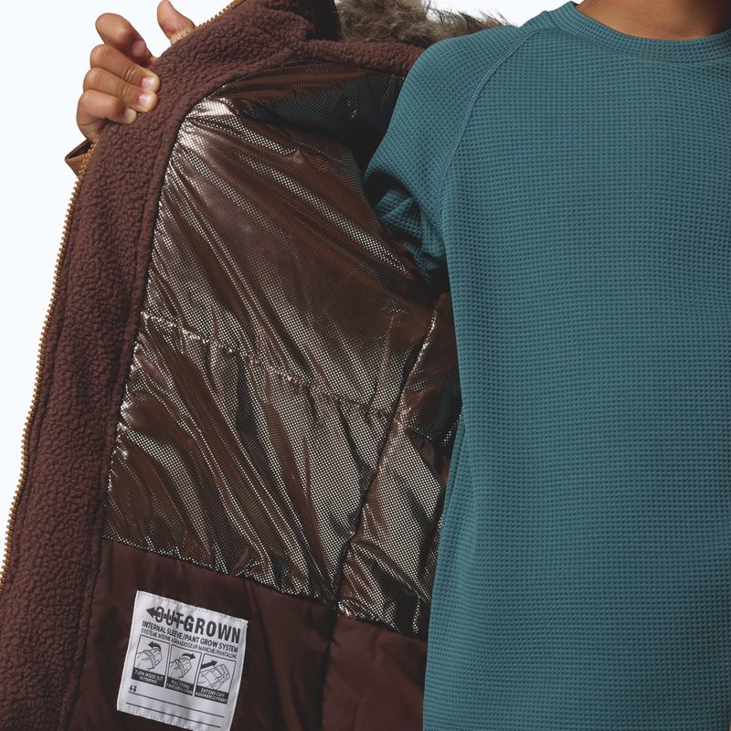 Gefütterte Kinderjacke Columbia Nordic Strider II camel brown/tobacco 7