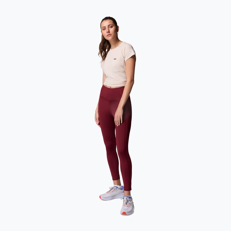 Damen-Leggings Columbia Boundless Trek rich wine 2