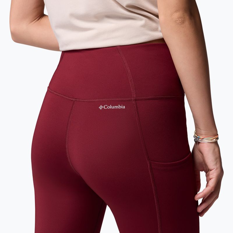 Damen-Leggings Columbia Boundless Trek rich wine 7
